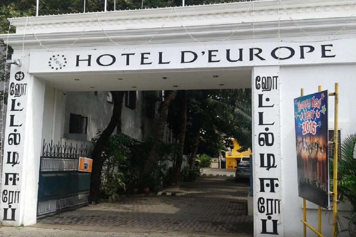 Hotel D'Europe Pondicherry Exteriör bild